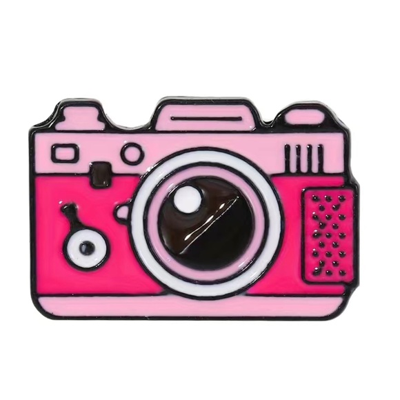 Pin - Pink Camera Pin - Picture 4 of 6